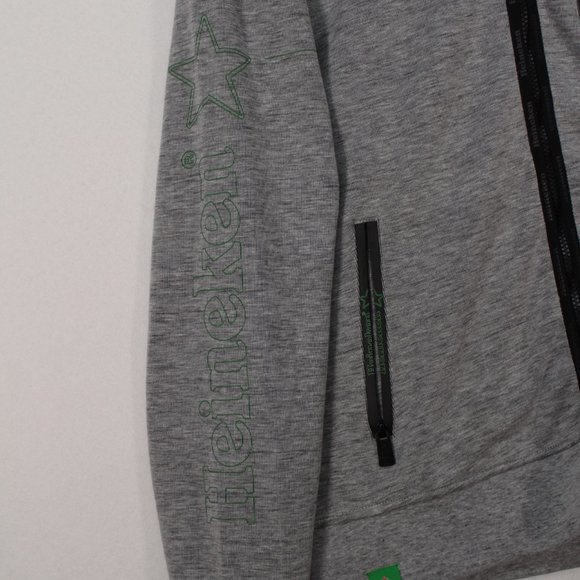 Heineken Sweater Men's XL Hoodie / Full Zip - Picture 3 of 14